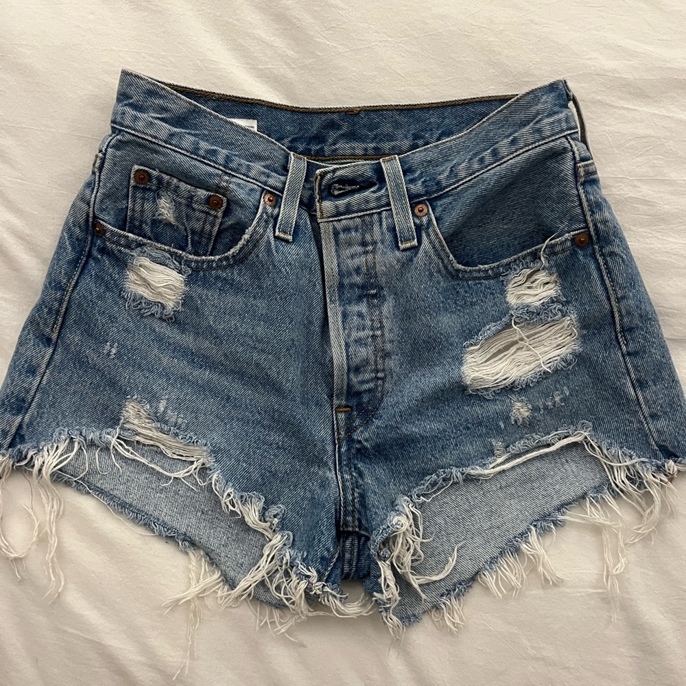 Distressed Denim LEVIS Women’s Shorts